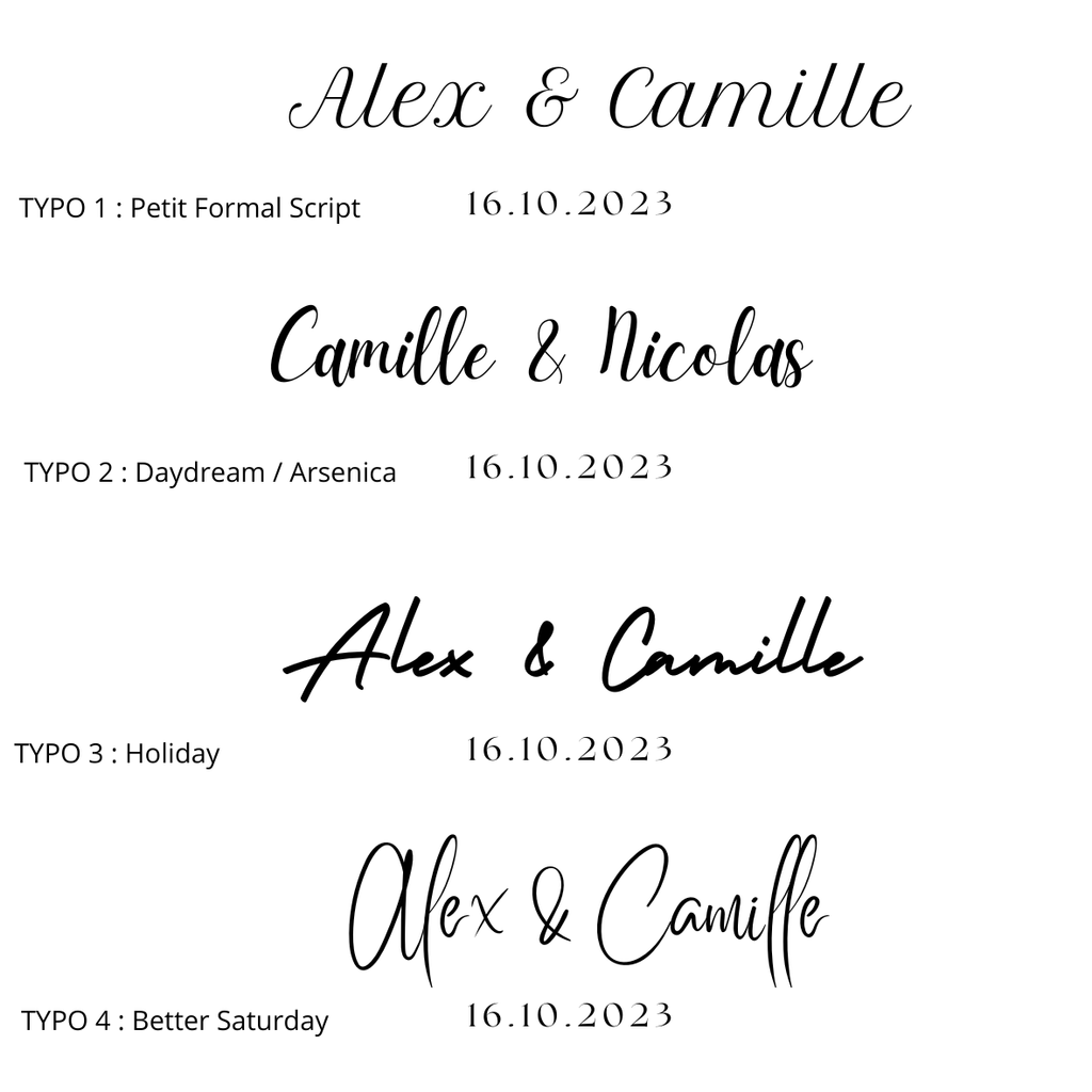 TYPO savon personnalisé