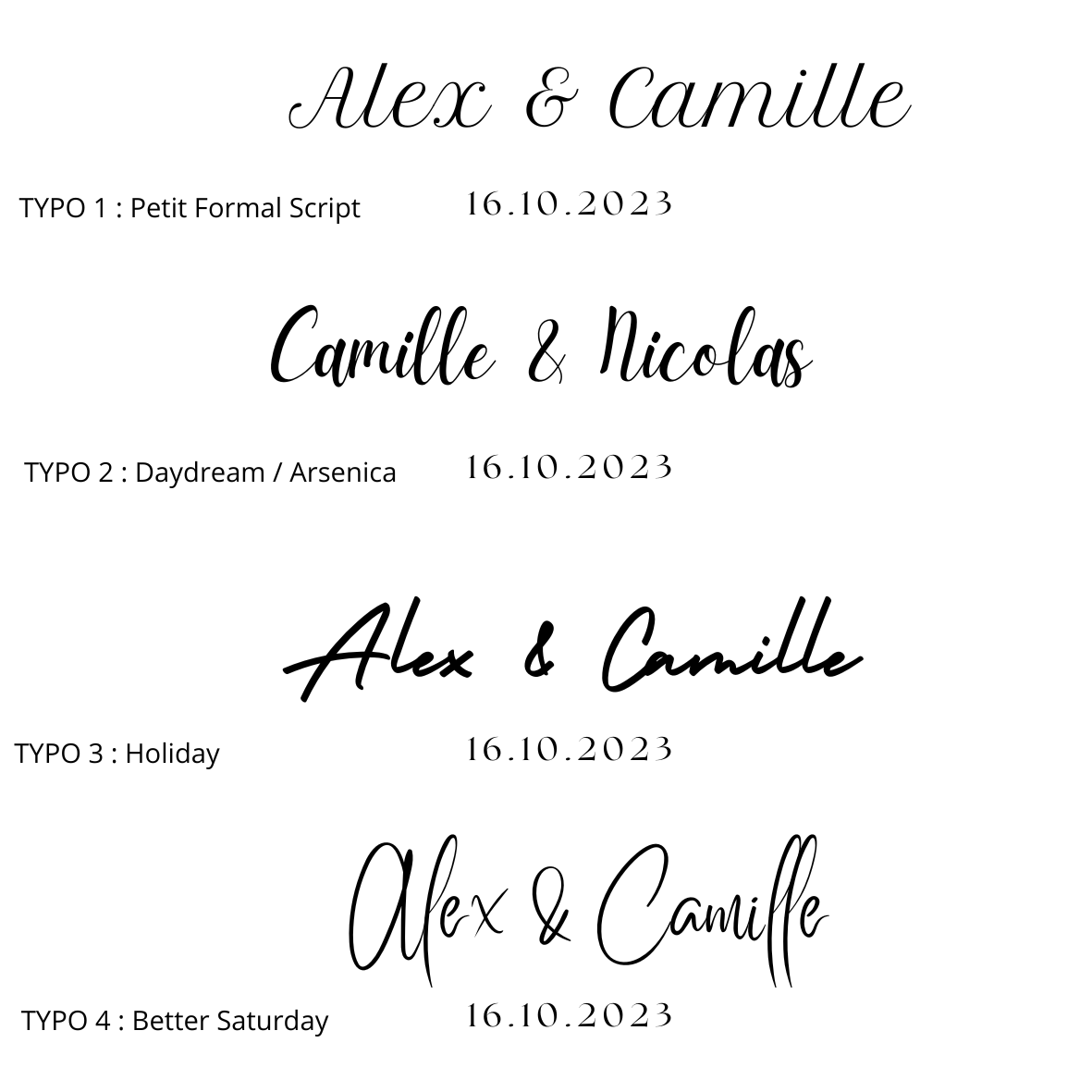 TYPO savon personnalisé